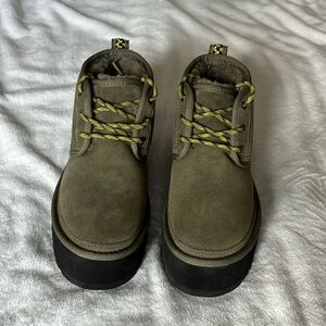 Army Green Platform Uggs
